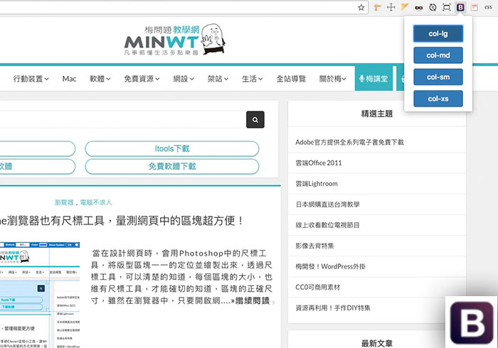 梅問題－前端網頁網站設計師必備十大Chrome外掛總整理