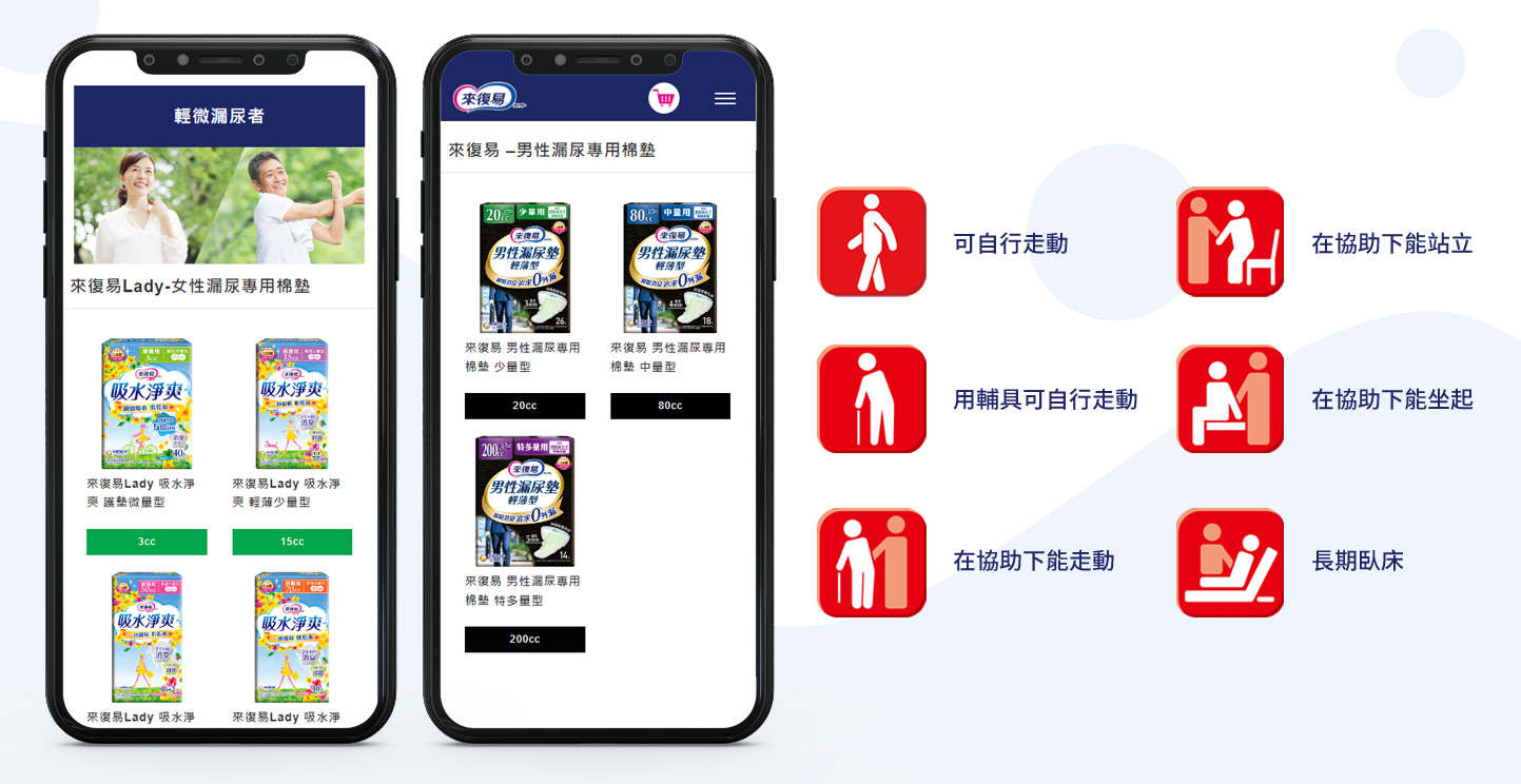 網頁設計Mobile手機版頁面展示 - 嬌聯_來復易產品網站 網頁設計,RWD響應式網站,企業形象網站