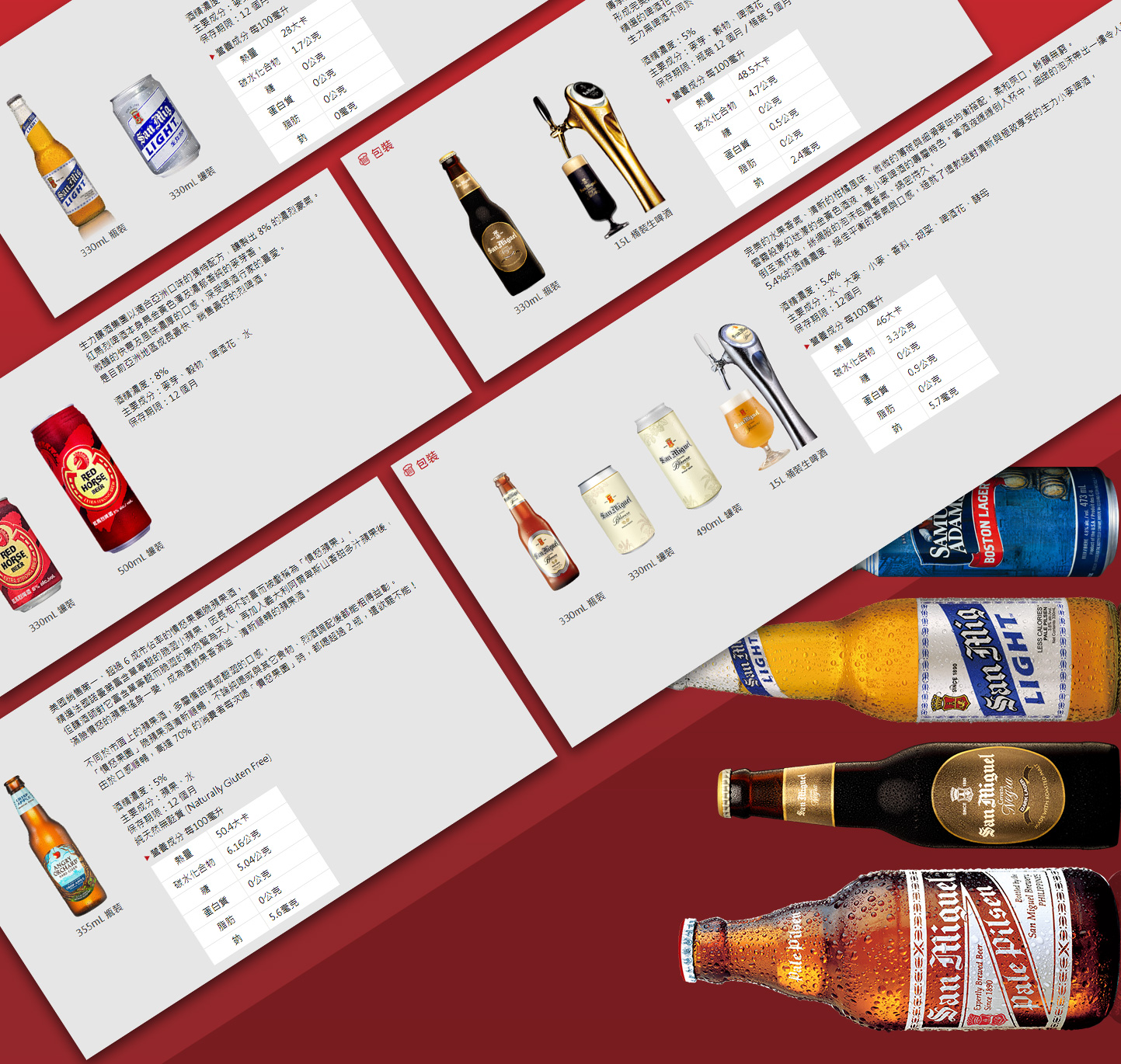 網站設計 生啤酒及各式啤酒供應製造商 - 香港商生力啤酒台灣分公司 各式啤酒酒商網站 網頁設計,RWD響應式網站