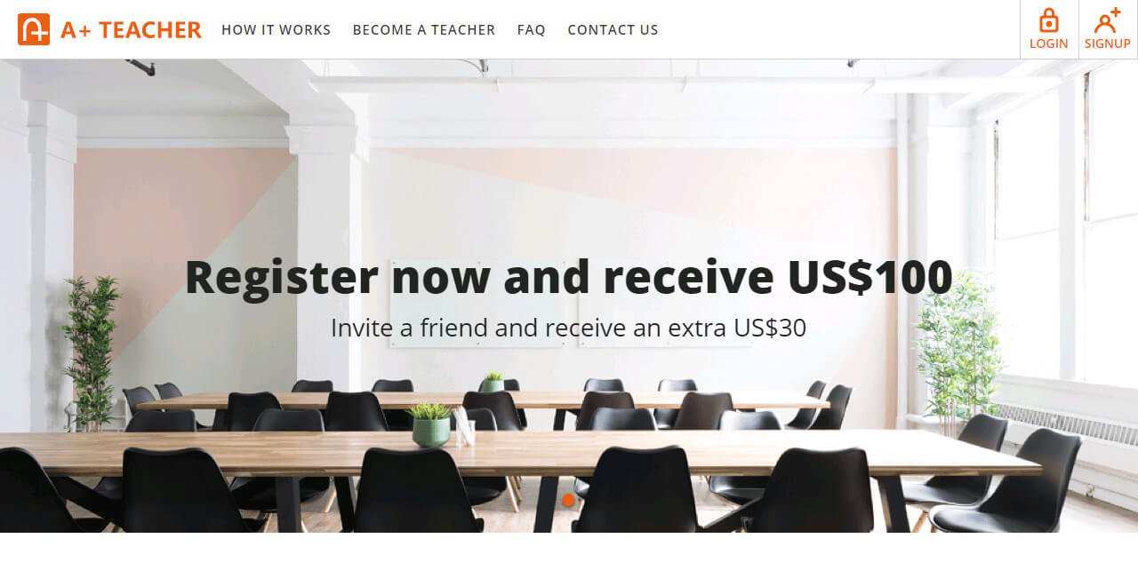 網站設計KV主視覺設計 線上視訊教學課程的遠端學習學校 - A+ Teacher 耶加 線上英語視訊教學平台 精選專案,網頁設計,RWD響應式網站,企業形象網站