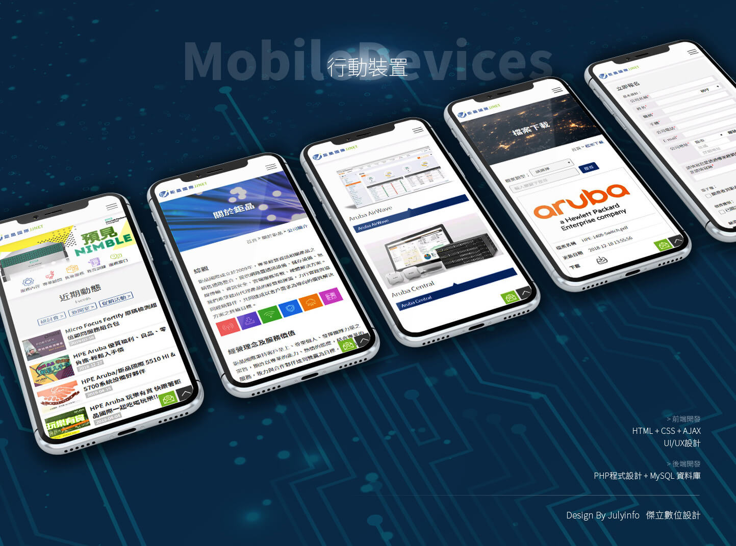 網站Mobile手機版介面設計 雲端網路資訊安全防護解決方案整合商 - JJnet 鉅晶國際 雲端網路資訊安全解決商 網頁設計,RWD響應式網站,活動網站