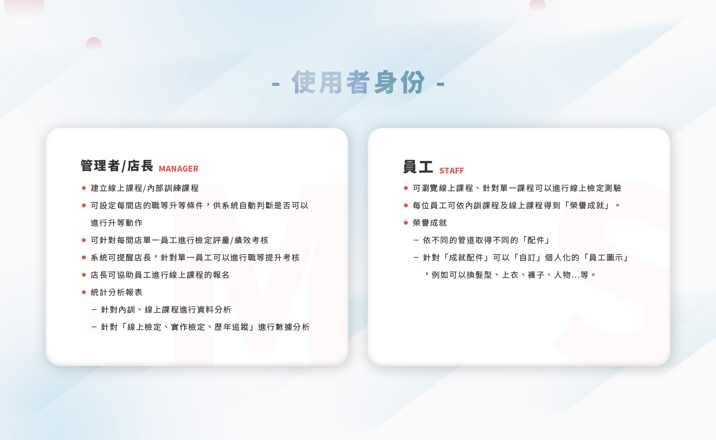 網頁設計使用者設計規範 義大利連鎖外送餐廳人力資源管理系統 - 達美樂披薩e-Learning管考系統 內部教育訓練平台 網頁設計,RWD響應式網站