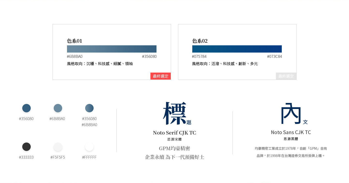 網頁設計設計規範 上市電子半導體ESG工業工廠 - GPM 均豪精密工業 ESG永續發展 半導體科技自動化設備集團 精選專案,網頁設計,RWD響應式網站,企業形象網站